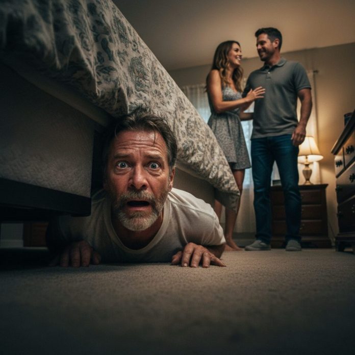 dreamina-2025-09-29-6759-A tense, realistic scene set in a suburb...