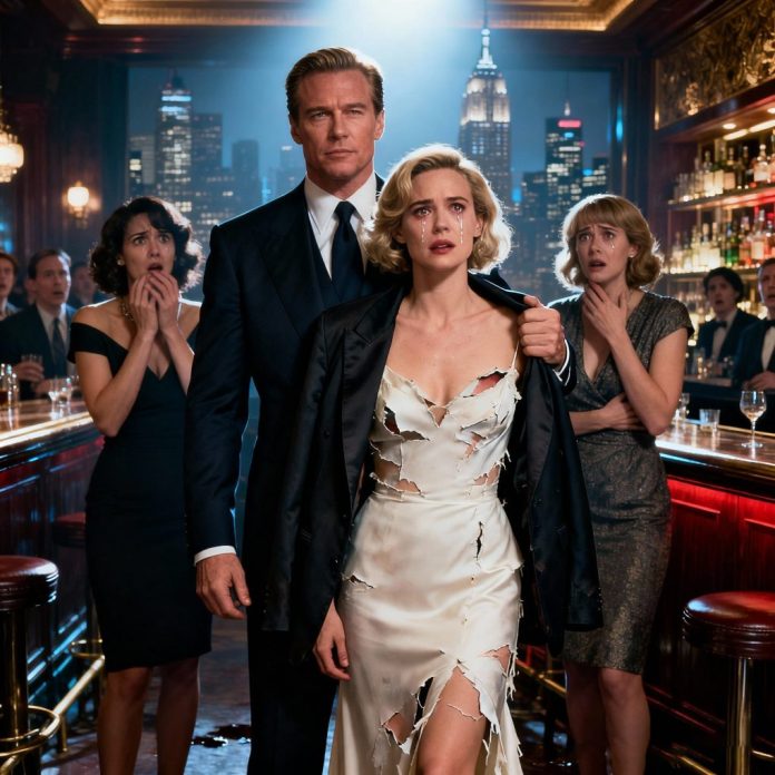 dreamina-2025-10-06-2232-A dramatic moment inside a posh New York...