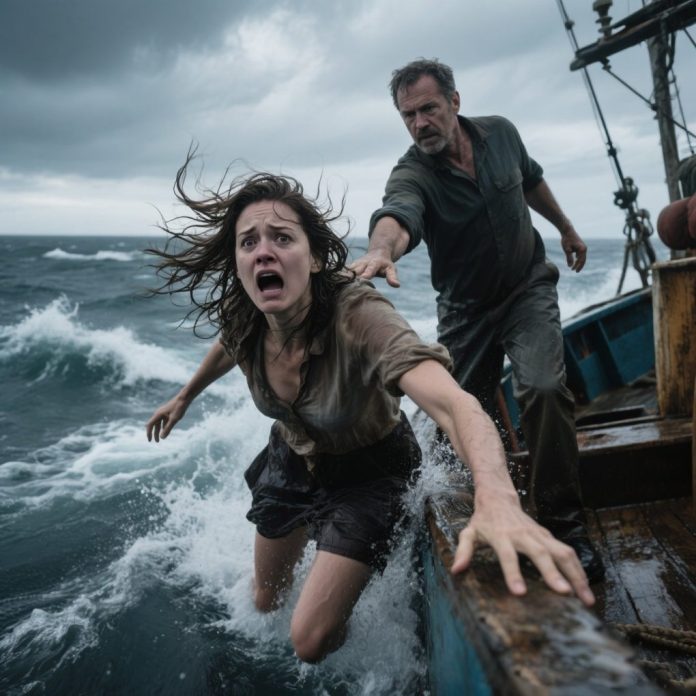 dreamina-2025-10-07-9726-A dramatic and realistic scene of a woma...