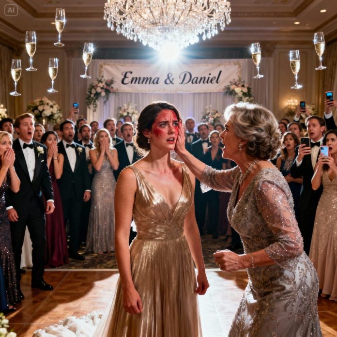 dreamina-2025-10-29-3698-A dramatic wedding reception scene in a ...