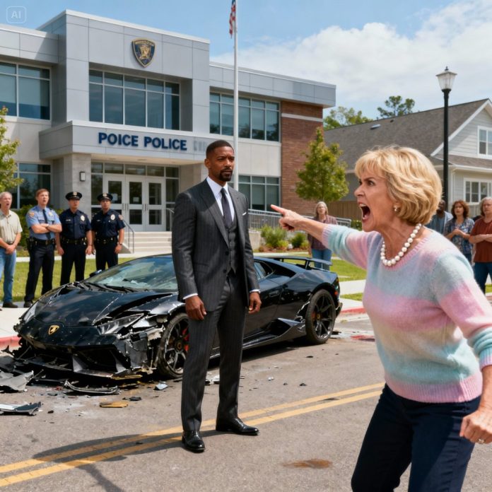 dreamina-2025-10-29-5774-A tense, realistic scene outside a moder...