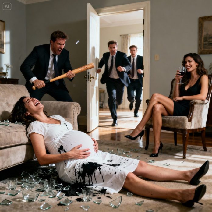 dreamina-2025-10-30-2921-A dramatic scene in a modern living room...