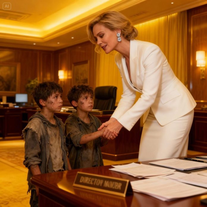 dreamina-2025-11-03-6412-A luxurious office, on the desk are pape...