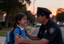 The little girl ran to the police car and cried, “Please come home with me, my mom, she…” — the police rushed to chase the little girl home and discovered a horrifying truth…