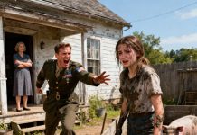 A father returns from the army to find his daughter forced to work and sleep in a pigsty by her stepmother until she is exhausted — He screams in anger…