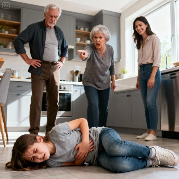 dreamina-2025-11-04-4594-“A little girl in a gray shirt and jeans...