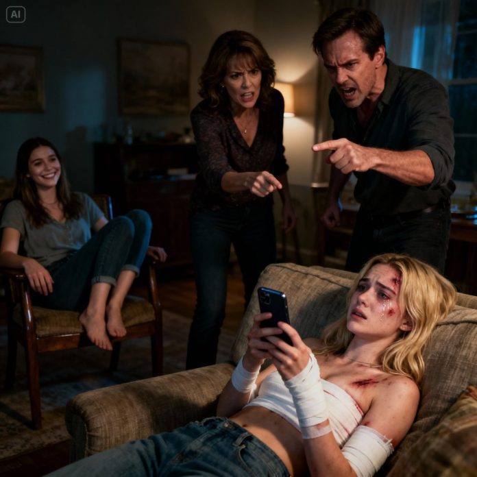 dreamina-2025-11-04-4971-A realistic, touching family scene in a ...