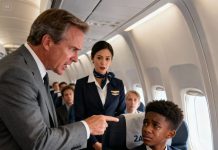 A white man stole a Black boy’s first-class seat and made racist remarks — a few minutes later, he wished he had never done that…