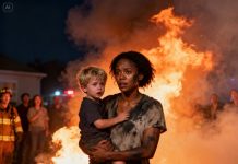 A billionaire’s mansion was on fire but no one dared to jump into the fire to save the billionaire’s son until a poor black girl picked up her child and rushed in to save his child and the ending changed his life…
