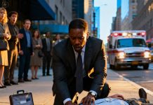 A black man missed his dream job interview to save a stranger from having a stroke on the street and the unexpected ending.