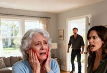 My daughter-in-law slapped me in the face and demanded the house keys, saying: “You are old, you are a burden to us, go away and take care of yourself!” Suddenly, my son came home, saw everything and shouted…