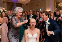 On my wedding day, my mother-in-law came up and ripped off my wig, revealing my bald head in front of all the guests and making fun of me — but then something unexpected happened that made her regret it..