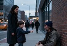 He Pointed at a Homeless Man and Said, ‘Mom, He Looks Just Like Me’ — Then the Truth Came Out