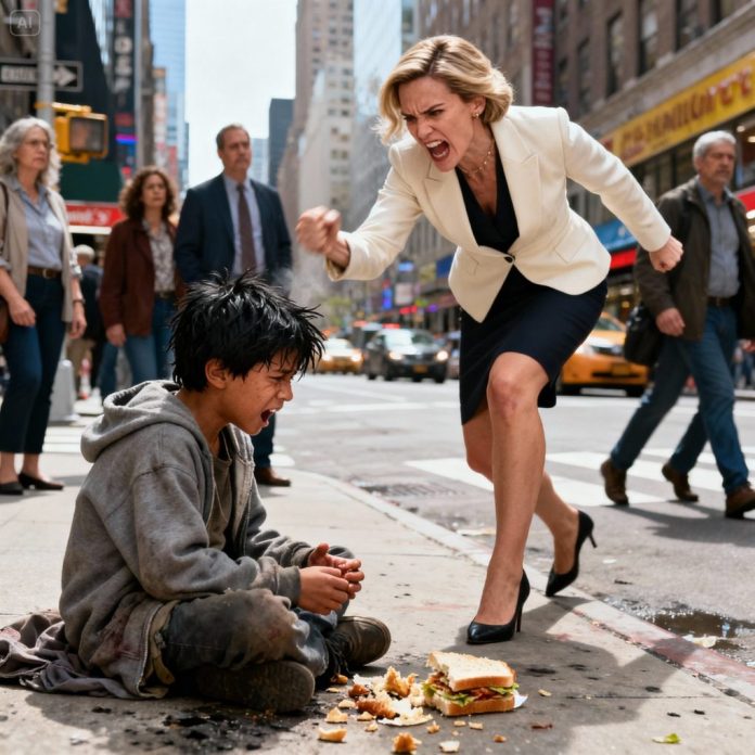 dreamina-2025-11-08-1595-A tense, contentious street scene in mod...