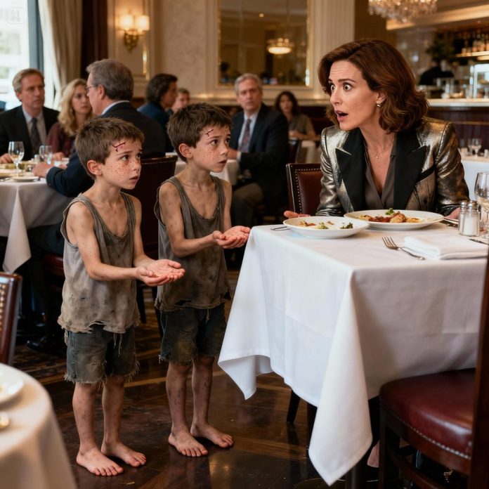 dreamina-2025-11-08-3304-Two skinny, slightly dirty, 8-year-old h...