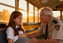 A School Bus Driver Noticed a Girl Hiding Something Every Day — What He Found Left Him Speechless