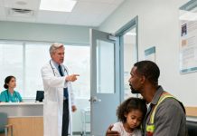 A racist doctor refused to treat my sick daughter because of my appearance and dark skin — but when I came back wearing a suit, everything changed, and I made him regret it…