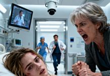 My mom yelled that I was “faking” a seizure for attention and grabbed my arm, leaving me with a head injury. She has no idea the hospital’s new HD security camera caught the whole thing on tape…