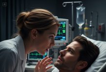 A 30-year-old single nurse stole a secret kiss from a handsome mafia boss lying in a coma, believing he’d never wake up — but to her surprise, he suddenly pulled her into his arms and murmured, “The price of that kiss… is becoming my wife.”