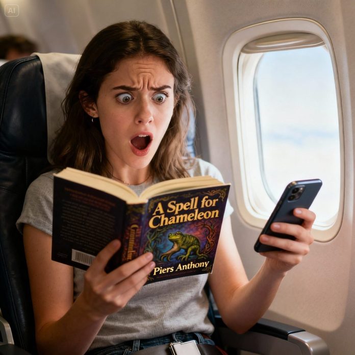 dreamina-2025-11-12-6020-A young woman sitting on an airplane sea...