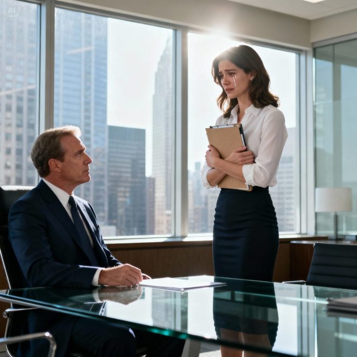 dreamina-2025-11-13-2311-A dramatic scene in a modern corporate o...