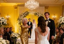 In the middle of my daughter’s lavish wedding, the groom’s mother pointed at me and burst out laughing.“Look at him! A failure of a man who couldn’t even give his daughter a proper dowry!” My throat tightened. My eyes burned. Before I could say a word, my daughter ripped off her wedding veil, her voice trembling with fury. “I’m done! I’m not marrying into this family! Dad, we’re going home!”Gasps echoed through the hall. The groom froze… then slowly turned to his mother. His next words silenced the entire ballroom.