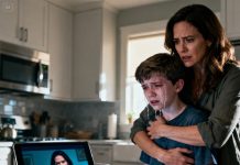 I sent my sister $10,000 to organize my baby shower — food, decorations, everything. That night, while I was cleaning up the table, my son’s tablet suddenly started playing a recording. My sister’s voice came through, cold and indifferent: “Tell her kids aren’t allowed — her brat will just ruin the mood.” My twelve-year-old son froze, staring down at the floor. “It’s okay, Mom,” he whispered. “I’ll just stay home… again.” I kissed his forehead, my heart pounding but my voice steady. “No, sweetheart. Not this time.” Then I made one phone call, turned off my phone, and went to sleep. By morning, sixty-one missed calls lit up the screen.