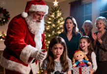 My father dressed as Santa, handed my 7-year-old daughter a trash bag and a lump of coal, and told her she was “too naughty” to deserve real presents — while my sister’s child received her favorite doll. My mother and sister even applauded him. I didn’t scream. I acted. Two weeks later, they were the ones screaming in panic…
