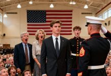 My family told everyone that I was a dropout who washed out of the Naval Academy. I stood there watching my brother receive his promotion… Then his commanding officer looked me straight in the eyes and asked, “Colonel… you’re here as well?” The whole crowd went silent. My father stood frozen, his smile disappearing.