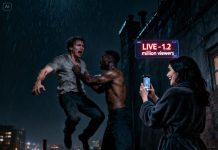 When I walked in on my wife with her enormous lover, he threw me off the roof. I suffered major injuries — head, spine, and countless fractures. They left me in an alley after assaulting me, and my wife even livestreamed it for entertainment. I called my sister — a member of SEAL Team Six — and whispered, “Get them. Make them beg.” What my sister did to them… was horrifying…