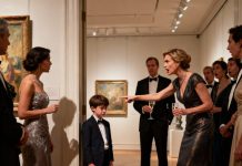My Aunt Publicly Humiliated My Son at a Glamorous Gala, Making a Scene and Trying to Force Him to “Wait in the Lobby” Like He Didn’t Belong — But She Had No Idea That I Owned the Entire Gallery, Controlled Every Detail of the Event, and Was Watching Her Every Move. What Happened Next Left Every Guest Stunned and Made Her Regret Underestimating Me in the Most Public Way Possible.