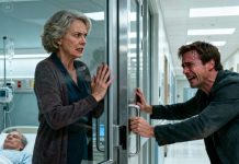 “My stepmother wouldn’t let me say goodbye to my father. She stood blocking the hospital room door, coldly saying, ‘Not necessary.’ A week later, right before the will reading, she stopped me again: ‘This meeting is for heirs only.’ I didn’t argue. I simply handed the lawyer a folder. After reading it, he looked up at her and said slowly, ‘You should sit down… now.’ The smile on her face vanished instantly.”