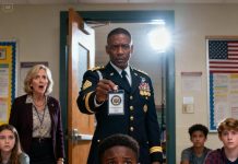 “My dad works at the Pentagon,” the Black boy whispered. Laughter burst out immediately. The teacher folded her arms and sneered, “You really think we believe that kind of bragging?” The boy stayed silent, eyes glistening. Ten minutes later, heavy military boots echoed down the hallway. A high-ranking officer stepped into the classroom, his military ID gleaming in his hand. He looked around and said sternly, “Who called my son a liar?”