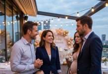 He abandoned me, throwing the word “failure” in my face just because I was infertile. Years later, he sent me an invitation to his baby celebration—a message dripping with bragging and mockery. He thought I would show up alone, broken, a shadow of what he left behind. But when I walked into the room, hand in hand with my new husband, with four little children chirping around my feet, his face froze and turned pale like plaster. And for the first time, he understood who the real failure truly was.