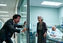 My stepmother wouldn’t let me say goodbye to my father. She stood in the doorway of his hospital room, coldly saying, “It’s not necessary.” A week later, just before the will reading, she cut me off again: “This meeting is only for the heirs.” I didn’t argue. I simply handed the lawyer a folder of documents. After reading it, he looked up at her and said slowly, “You should sit down… right now.” The smile on her face vanished instantly.