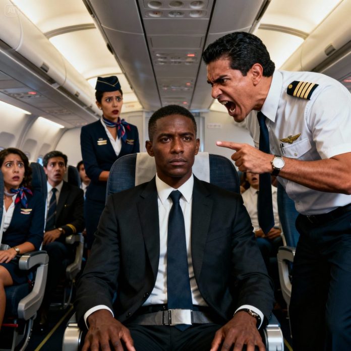 dreamina-2025-11-26-2991-_A surreal 1_1 shot inside an airplane c...