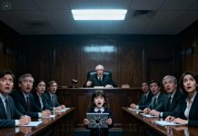 My husband filed for divorce, and my 7-year-old daughter quietly stood beside me in the courtroom. Then she looked up at the judge and asked, “Your Honor… may I show you something that Mom doesn’t know about?” The judge frowned but nodded gently. She climbed onto the witness stand, clutching her little tablet with shaky hands. When the video began to play, the entire courtroom fell into a stunned, airless silence. Even my husband—so confident just moments before—went completely pale. The judge’s face hardened as the truth unfolded on the screen…