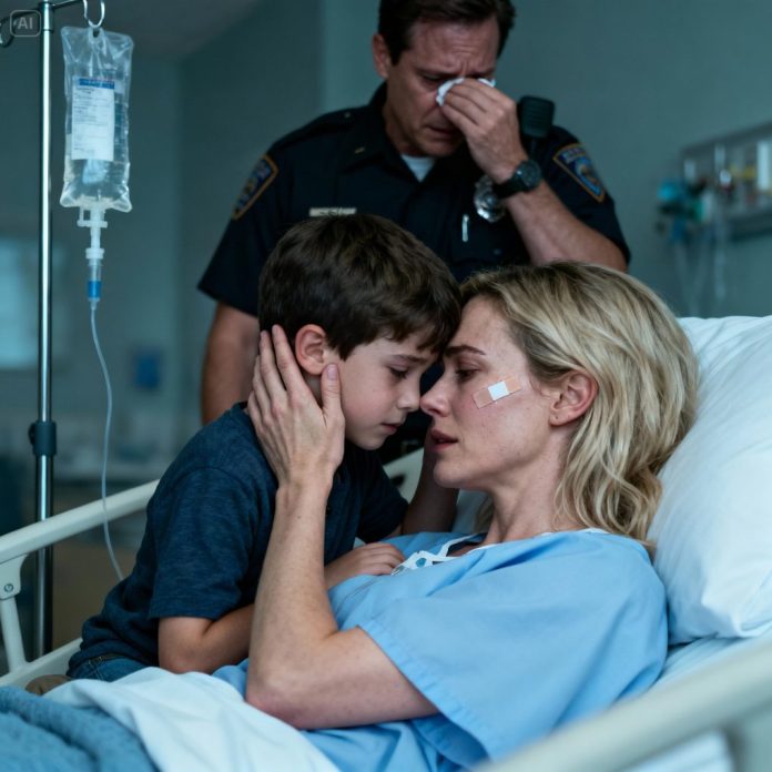 dreamina-2025-11-27-2856-A dramatic, emotional hospital scene. A ...