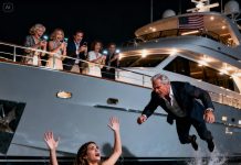 Laughter rang out across the yacht as my son-in-law’s family shoved my daughter into the water, her heavy gown pulling her down in terror. “She needs to learn to obey!” They lifted their phones to record, treating her fear like some kind of joke. I jumped in and pulled her up, trembling more with anger than with cold. Then I turned to face them, looking directly at each face that was slowly turning white. “Enjoy this while you can. It’s the last time any of you will ever live this comfortably.” I tapped a single number — and with one quiet click, I knew their world had just begun to collapse.