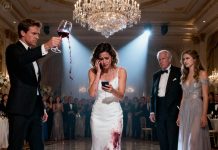 At the billionaire-only gala, I caught my husband with his arm around the waist of a tycoon’s daughter. When I asked, “What are you doing?” he shoved me to the floor and splashed his drink onto my dress. “You’re embarrassing me! Go home — my level is here.” The tycoon chuckled. “Your wife looks like hired help.” I stood up, brushed the wine off as if it were dust, and took out my phone. “Cancel the contract.” The room went silent in an instant. In a single second, the “maid” they mocked was about to wipe out his entire billion-dollar empire.