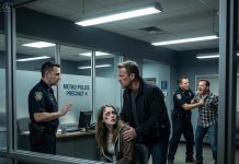 My daughter called me in the middle of the night: “Dad, I’m at the police station… my stepfather hit me. But now he’s telling them that I attacked him. They believe him!” When I arrived at the station, the duty officer went pale and stammered, “I’m sorry… I didn’t know.”