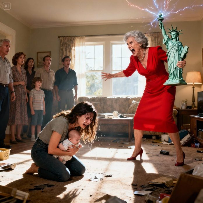 dreamina-2025-11-28-4024-A surreal, cinematic family scene inside...