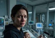 I stood still beside my child’s bed, my hand hovering just centimeters from the life-support switch. Every “beep… beep…” from the monitor shredded my heart. Desperate for a moment of calm, I opened the home camera feed. But then my husband’s voice came through, turning my blood cold: “As soon as Emily signs the waiver… all the medical fees will become ours.” I couldn’t breathe. My hands shook so violently I nearly dropped the phone. And then… a woman responded to him. A voice I recognized immediately—my sister. In that instant, I realized… I wasn’t only losing my child.