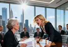 I walked into my office only to find my keycard deactivated, and there she was—my daughter—sitting in the chairman’s seat, coldly declaring, “You’re old, take a rest. The board has elected me as the new CEO. You have no power anymore.” I smiled as I opened my late husband’s worn leather briefcase. “Your father predicted this day,” I whispered, realizing everything he had planned was finally unfolding exactly as he intended.