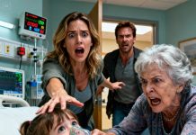 I stood frozen in the intensive care unit, watching my four-year-old daughter fight for every breath. My phone rang. “The birthday party is tonight. Don’t embarrass us. The bill has been sent—pay it.” “Dad, she’s fighting for her life!” “She’ll be fine.” Then they hung up. An hour later, they burst into the hospital room. “Family comes first! Why haven’t you paid?” When I refused, my mother lunged forward and yanked the oxygen mask off my daughter’s face. I screamed, panicking as I called my husband. He ran in, saw what was happening—and his next action froze the entire room in horror.