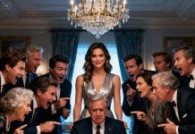 “This is the sly old fox who thinks he’s smart,” my daughter-in-law smirked. Her wealthy family erupted in laughter—sharp, cutting, like knives slicing into my chest. I only smiled, saying nothing. But then her father glanced my way. His laughter stopped cold. His eyes went wide, his face turning pale as if he’d seen a nightmare come to life. He whispered, stumbling over his words, “You… it’s you? This can’t be… after everything we did…” The room fell silent. And I lifted an eyebrow. So, who’s the fox now?