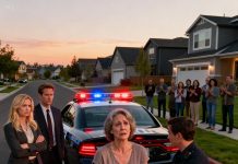 The HOA president marched up to my doorstep, furious, insisting I be removed from my own home for “suspicious activity” — all because I parked an unmarked car in my driveway. She waved her little clipboard like it was a badge of authority, demanding I explain myself. What she didn’t know was that I’m an undercover narcotics detective, and the “suspicious activity” she thought she’d uncovered was actually evidence of her involvement in a case I’d been building for months. When she proudly presented her so-called proof, she had no idea she’d just handed me the final piece I needed… and the legal grounds to arrest her on the spot.