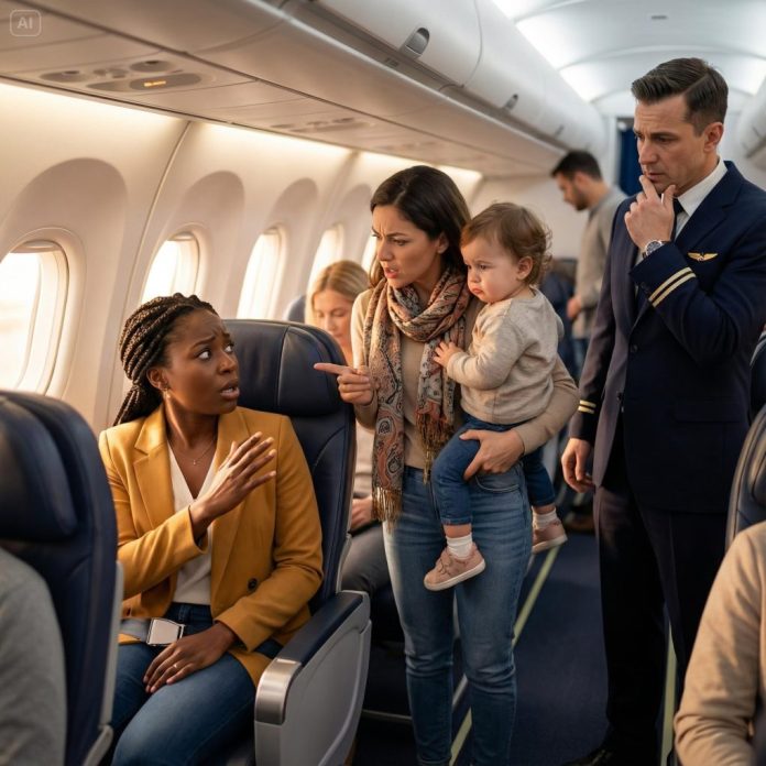 dreamina-2025-11-28-8827-_Inside the cabin of a modern airplane d...