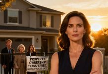 My husband texted me: “You’re not coming to Europe with us. My mom wants this trip to be just for the family.” The message arrived right after I put seven hundred thousand dollars into his business. I didn’t argue. Instead, I quietly sold the company… and leased out the house that’s in my name. When they came back from their “family vacation,” dragging their suitcases up to the gate… they froze at the sign hanging on the front: “Property ownership transferred. No entry.” And that was only the start.