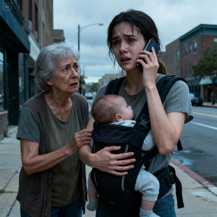 dreamina-2025-11-29-4408-A surreal, emotional street scene. A you...